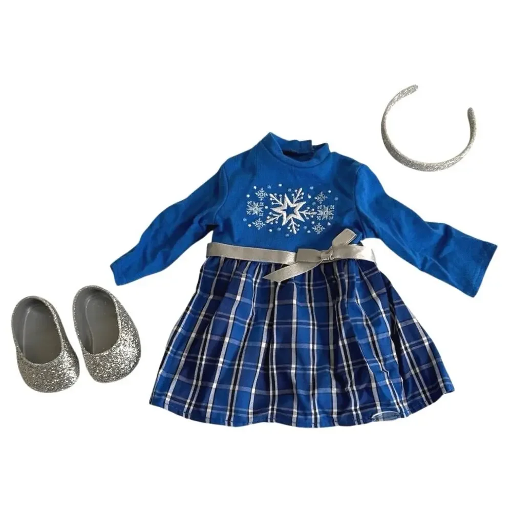 American Girl star and snow dress outfit DOLL NOT INCLUDED